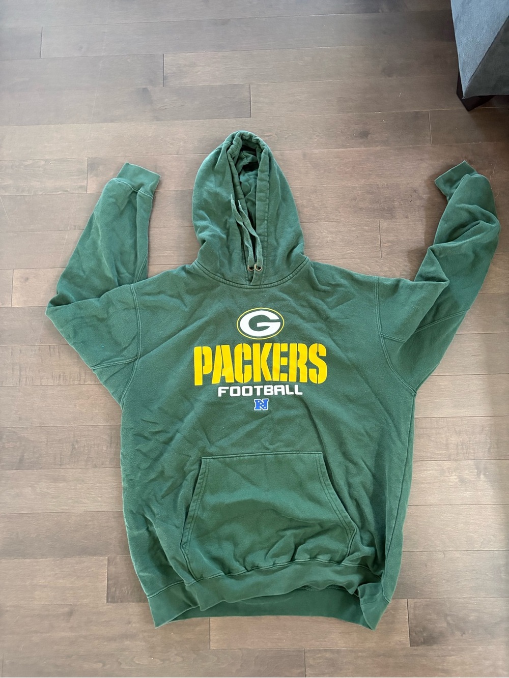 Green Bay Packers Green Pullover Hoodie - Green size M